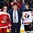 BUFFALO, NEW YORK - DECEMBER 30: Denmark's Daniel Nielsen #21 and Canada's Brett Howden #21 receive player of the game honours during the preliminary round of the 2018 IIHF World Junior Championship. (Photo by Andrea Cardin/HHOF-IIHF Images)

